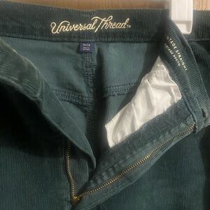 Universal Threads Women’s Corduroy Jeans - Deep Forest Green